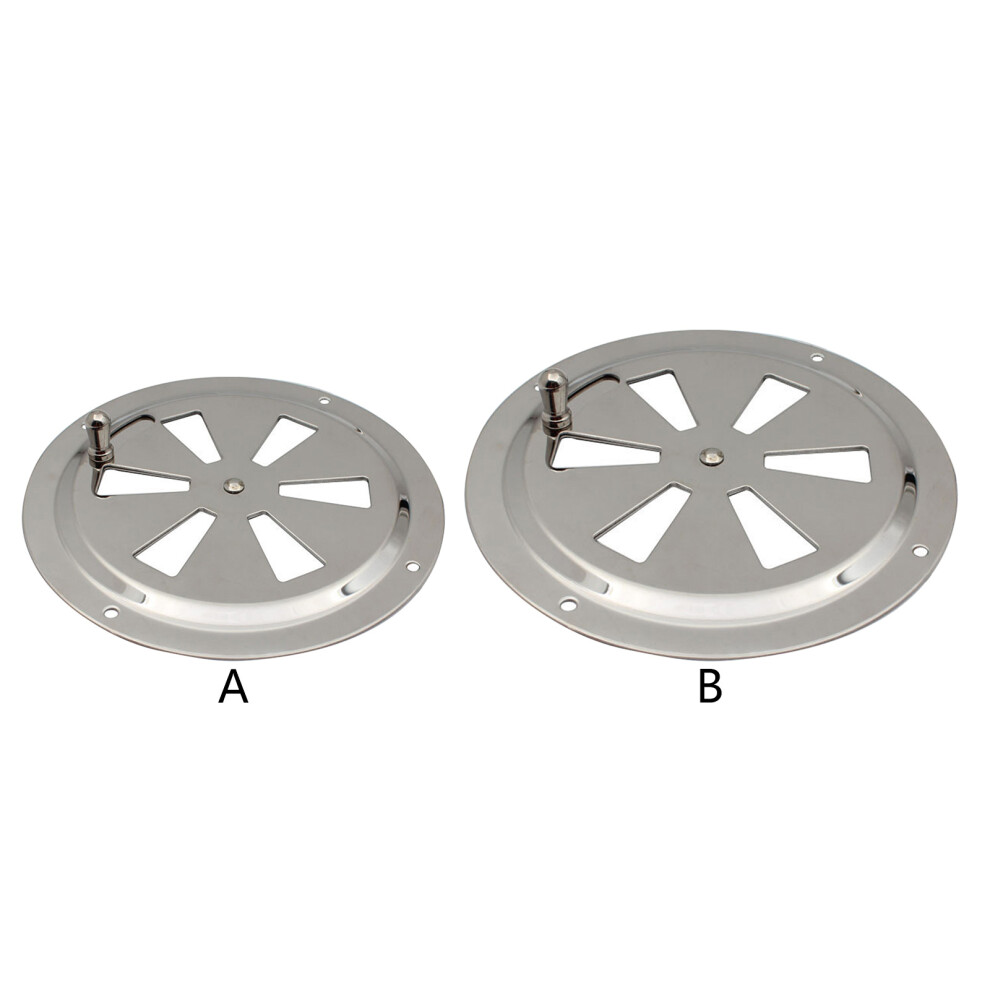 Stainless Steel Boat Air Vent Cover Cabin Ventilation Plate Vent For Marine 6Inch 2Pcs 7754004647503