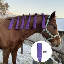 Premium Stretchy Equine Hair Protectors Ideal For Shows And Training Purple