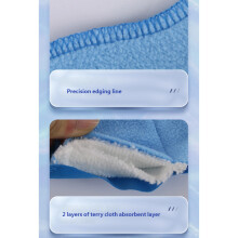 Cotton Washable Period Pads 4Pcs/set Sanitary Pads With Leakproof Storage Bag Pink