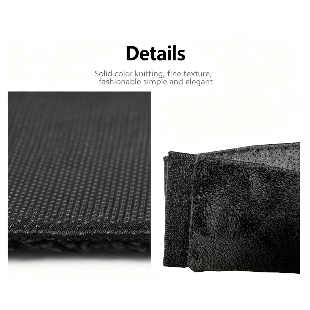 Ergonomic Wheelchair Armrest Pads In achromatic For Long Sitting time Black