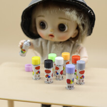 6Pcs Small Food Play Props 19Mm for Doll House Decoration & Model Making White Pack of six