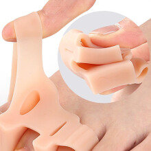 Breathable SEBS Toe Spreaders Toe Separators For Daily Use Foot Transparent color os