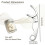 (3pc, -) Reggerifilo interdentale acciaio, riutilizzabile, metallo 2