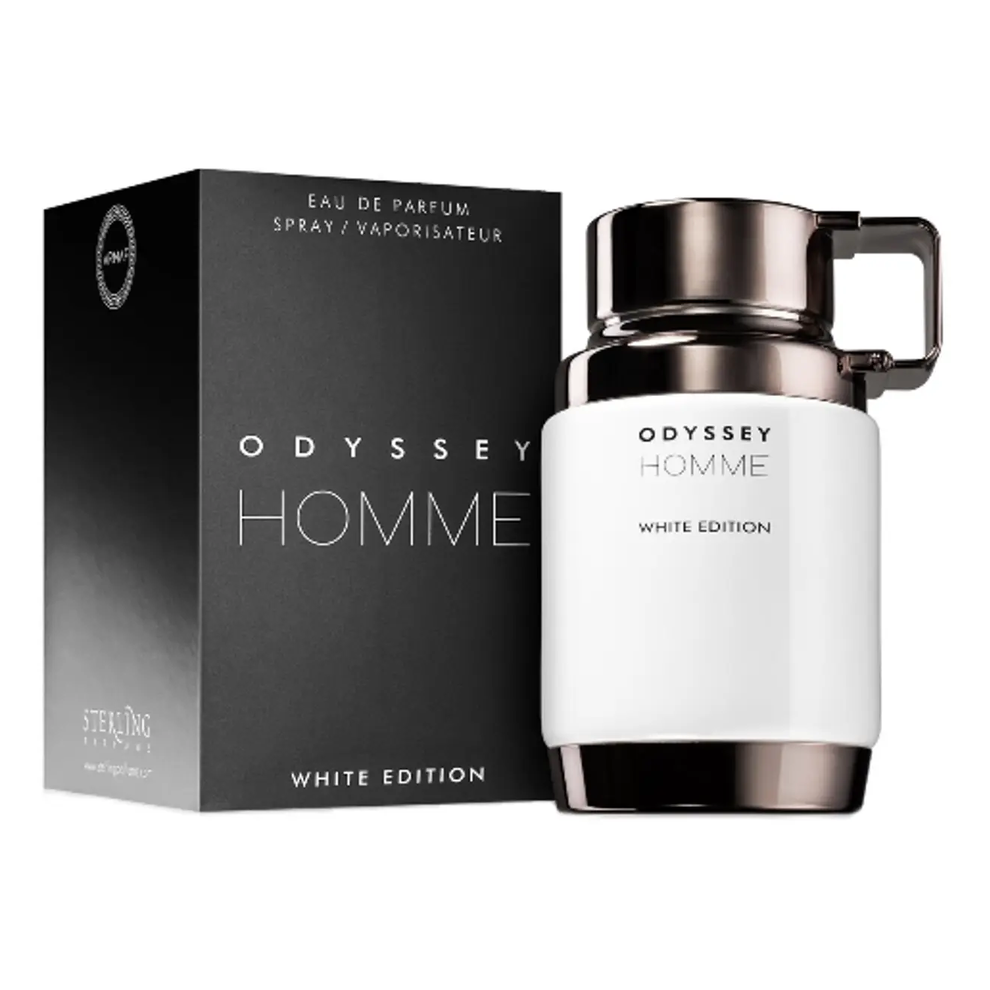 Premium Oriental Perfume Voyage Homme White Edition EDP 100ml (3.4 fl oz), Fougere Oriental Woody Fragrance for Men