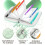 (White, -) Waterdichte pil pouch organizer set, wit 5