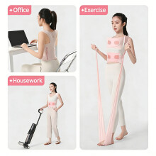 Unisex Pose Corrector Belt For Shoulder Alignment And Hunchback Back Relief Pink M