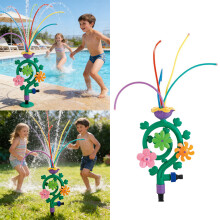 Plastic Rotating Lawn Watering Tool Garden Toy Water Sprinkler For Water Play baseball