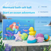 Vibranted Shell Shape Bath Salt Balls Nourishing Skin With Plant Extracts M