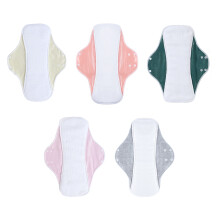 6Pcs Super Absorbent Washable Incontinence Pad Cotton Comfort For 230mm 2 pieces P G B