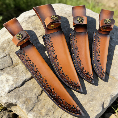 Leather Cutter Cover Premium Craftsmanships Ergonomic Designs For Fixed Blade M