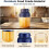 (Green+Blue, -) Blender portabil 44oz 7