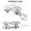 4 Pairs 12 Speed Chain Link Connector, Reusable Quick Release Bike 2