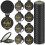 1set/36pcs  Makeup Mirror Folding Makeup Mirror Convenient Gift, Small Mirror,Suitable for Travel Use 2