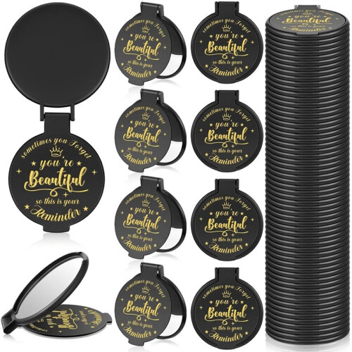 1set/36pcs  Makeup Mirror Folding Makeup Mirror Convenient Gift, Small Mirror,Suitable for Travel Use 1