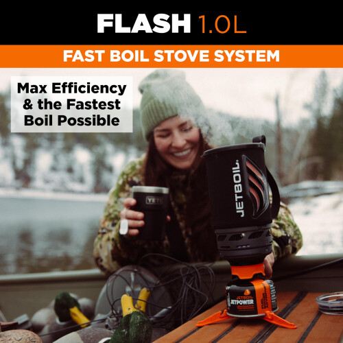 Jetboil Flash 1.0L Fast Boil System - Carbon 1