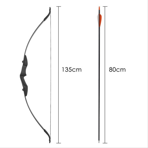 Supernic Archery 40LBS Recurve Bows Archery Set Survival Longbow for 1