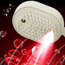 3 Color For Air Cushions Hair Brush With Sprays Function And USB Charging Pink gift box
