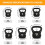 Panana Core Balance Kettlebell, HDPE Coated Kettle Bell Weights for 6