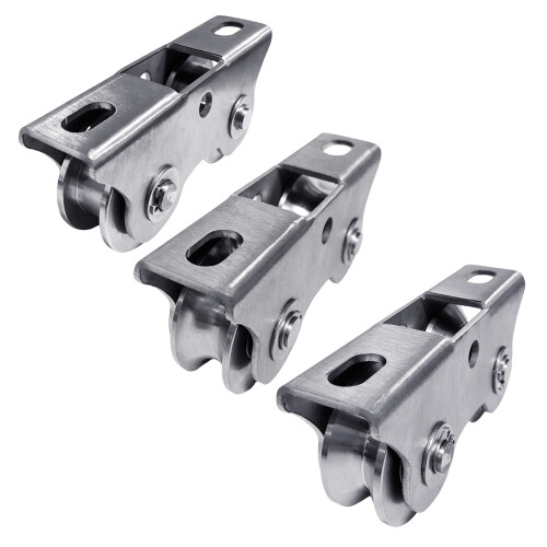 Corrosion Resistant Steel Pulley Block With Double Wheel For Secure Loading H type 1