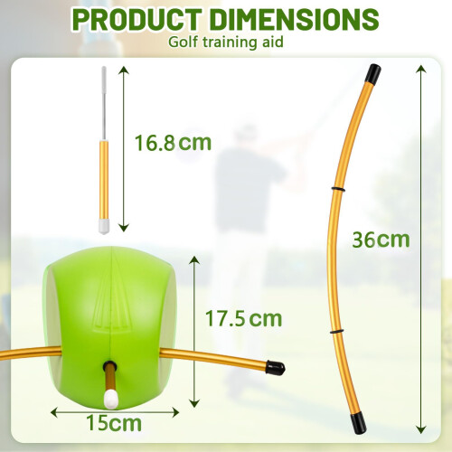 Golf Swing Training Aid - Golf training Aids Connector in Improving 1