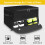 2 Layer Golf Trunk Organizer, Car Golf Locker with Separate 4