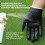 FINGER TEN Golf Gloves Men Left Right Hand Grip 3 Pack (Grey, M, Right) 3