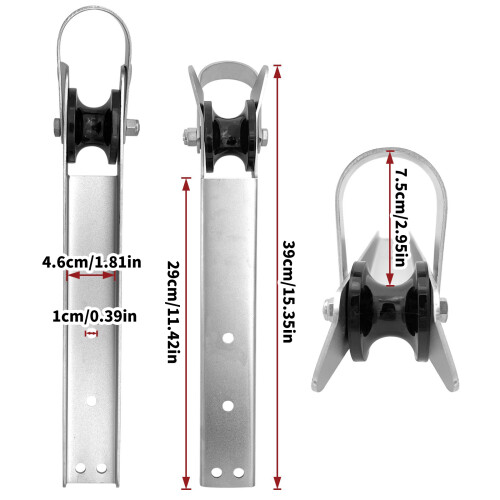 390Mm Stainless Steel Support Roller with Polished Surfaces for Smooth Operation 2