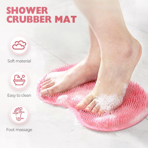 (Blue, -) Covoraș exfoliere picior spate 1