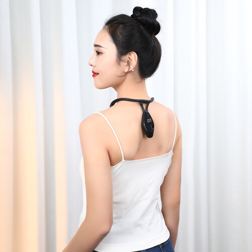Ergonomic Back Support Belt With Intelligent Sensor Vibrates Slouch Portable Orange