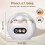 (Black, -) Tăietor unghii electric cu LED 7