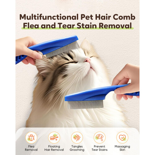 (Blue-2Pcs, -) 2-in-1 lemmikinhoitoharja 1