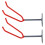 Wall Mount Gravitation Feed Sprayer Guns Holder Stand For Workshop Paint Booth 2 pack 8