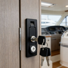 Trailer Boat Cabinet Door Lock Flat Lock For Enhanced Security And Durability Type A