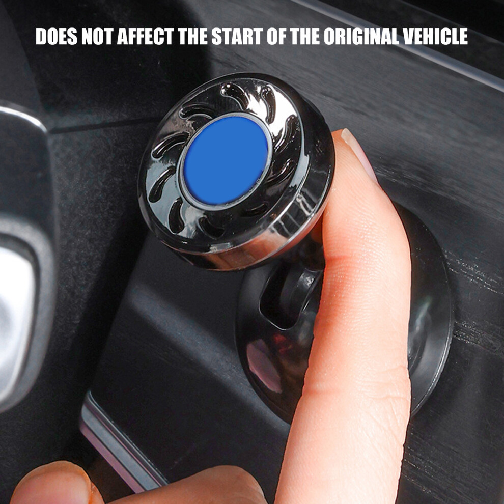 Metal Push To Start Button Cover Protector For Cars In Multiple Color And Red/Lavender 7754004641198