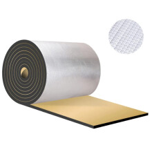 Car Firewall Heat Sound Deadener Insulation Mat Aluminium Foil Coating Cotton 0.5cm