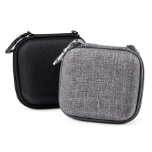 Shaver Carrying Case Storage Box with Inner Pocket Scratchproof Box Hard Case Gray