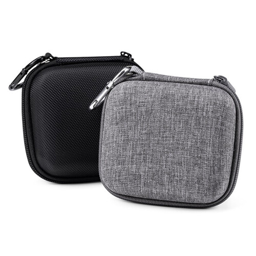 Shaver Carrying Case Storage Box with Inner Pocket Scratchproof Box Hard Case Gray
