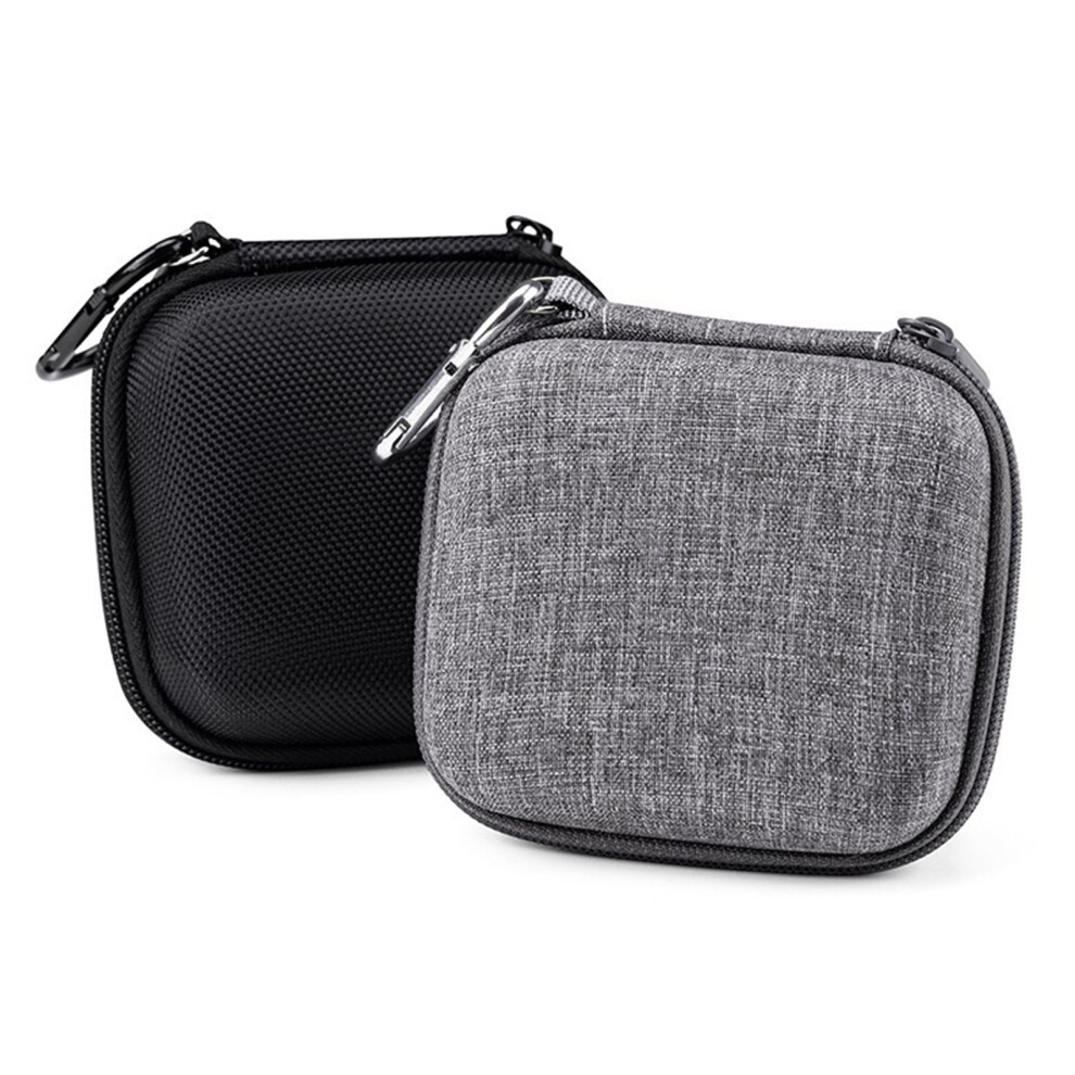 Gray Shaver Carrying Case Storage Box With Inner Pocket Scratchproof Box Hard Case