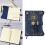 Lockable PU Leather Diary Notebook with Key Travel Journal for Daily Note Taking Black 1