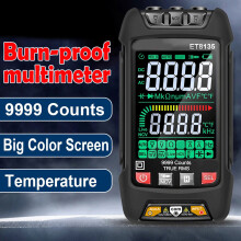 Lightweight Plastic Digital Multimeter Featuring Full Screen Intelligent Measurement