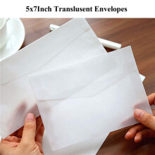 150 PçS Envelope em Branco TranslúCido Papel Envelopes Conjunto Carta Envelopes de Convite de Casamento Vintage para CartõEs