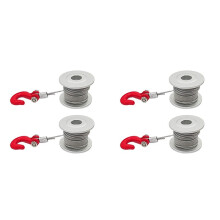 4 Stuks 25T Stuurinrichting Servo Lier Wieltrommel voor 1/10 RC Crawler Auto Trx4 Axiale SCX10 90046 MST Upgrade Onderdelen
