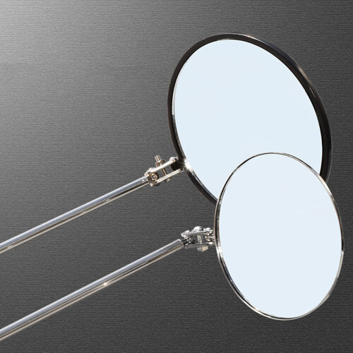 Telescoping Flexible Head Inspection Mirror Adjustable 360 Degree Swivels Mirror 100mm
