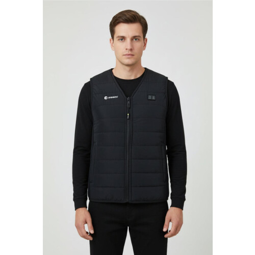 Mens V-Neck Heated Gilet 1