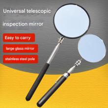 Car Undercarriage Inspection Mirror Telescopic Inspection Mirror For Mechanics 84mm