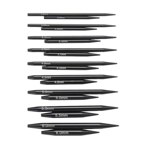 9Pairs Interchangeable Circular Knitting Needle with Bag for Weaving Yarn Craft