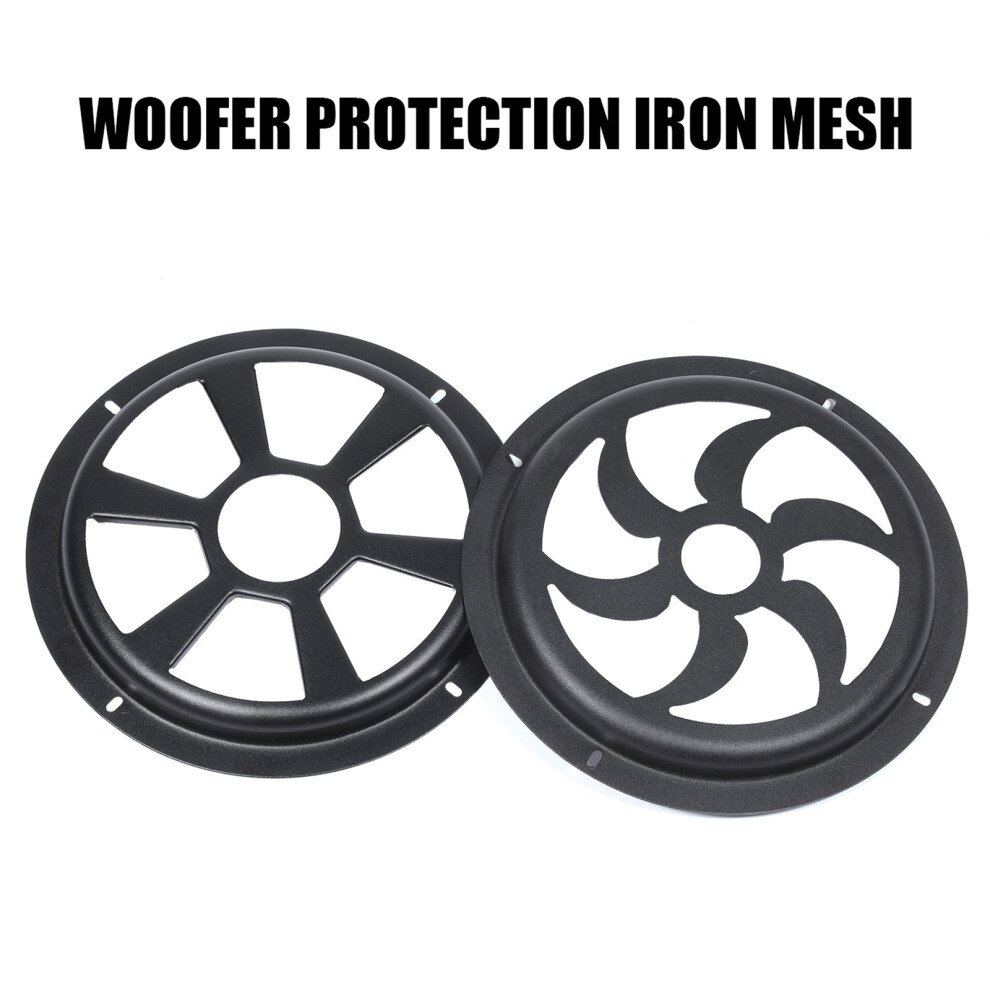 Sand Mesh Style Auto Speaker Cover Iron Grille Prevents Dust And Damage 8 Inches 7695001068109
