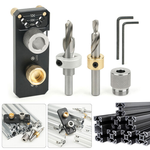 Reliable Aluminum Profile Hole Guide Supplied With Threading And Beveling Additions 1