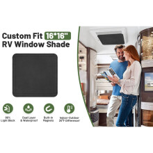 Camping Roof Window Guard 16x16 Inch No Tools Needed Simple Installation