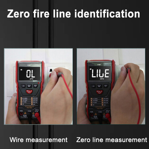 Portable Electronic Measuring Device Supporting Thai Voice Feedback Multimeter color scr